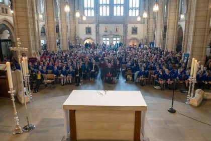 Mass for Mini Vinnies was held at The Cathedral Church of St Anne